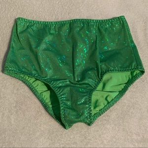 iHeartRaves Green Holographic Bottom